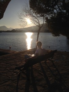 Når jeg ikke sitter på sykkelen går det helt fint ann å sitte her