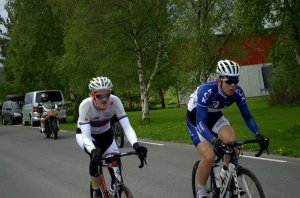 her har jeg koselig selskap fra KCK i brudd på søndagens fellesstart. Foto  Peter Andreas Prydz Gørbitz