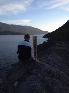 Hadde også tid til å gå på date under treningsoppholdet, her med kveldens date: Toblerone