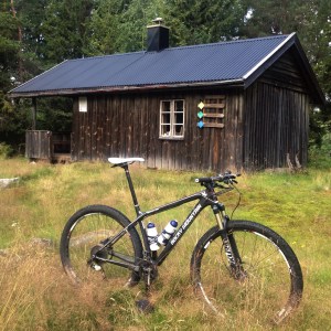 Etter jeg kom hjem har jeg også hatt endel turer på terrengsykkel, er jo litt greit å få inn litt variasjon også.