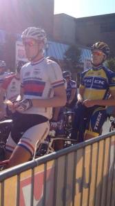 Så en liten matbit på startstreken med the one and only Sivert som selskap, hyggelig fyr som jeg har trent med og kjent så lenge jeg har vært syklist.