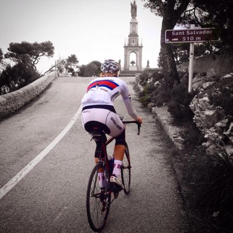 Bilde fra dagens tur, fikk meg et godt drag opp denne 5km lange stigningen. 