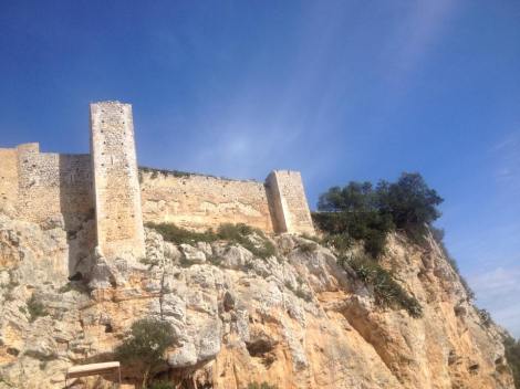 Syklet også noen intervaller opp til dette gamle slottet uten for byen Felanitx, gode partier med 20%, 