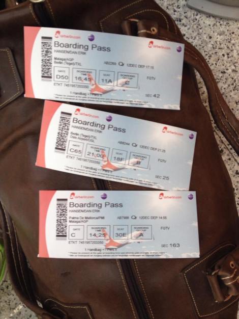 Så bar ferden videre på div fly som etter hvert fraktet meg hele veien til Norge.