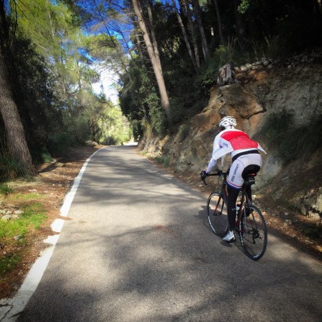 Meg på "rolig" langtur opp noen bakker i nærheten av Puigpunyent.