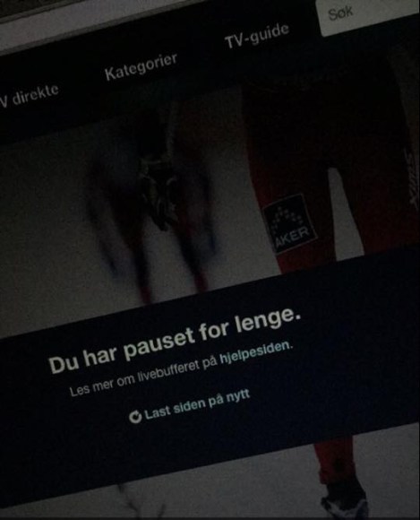 Tøff som jeg er la jeg meg bare til å sove....