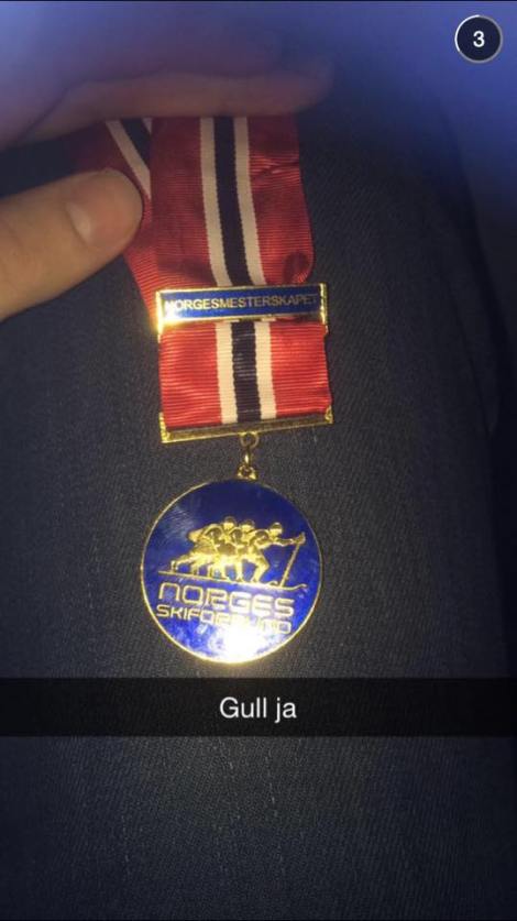 Når du vinner en gullmedalje vinner du også ukens SnapChat, i hvertfall hos meg. Så gratulerer til Even Northug med fantastisk skigåing, blir nok flere slike i fremtiden fra denne karen....