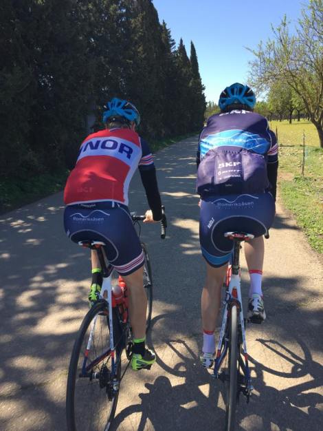 Ole og Kalle i front på de spanske landeveier. Kommer til å savne disse veiene i tiden frem over.