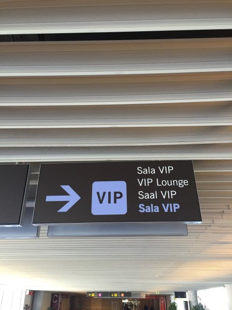 Så gikk turen til Palma flyplass, der gikk turen rett til dette skiltet