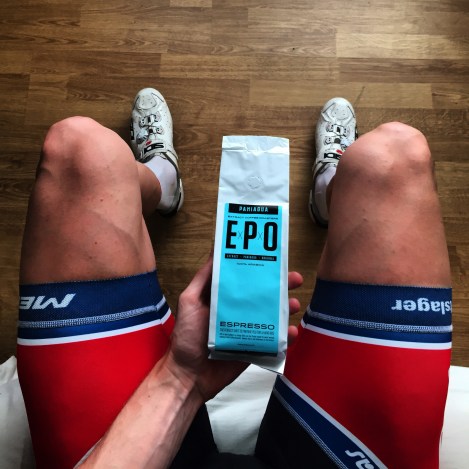 Før Norges Cup start her hjemme har jeg gått til innkjøp av kraftig kaffe som bør gi meg noen % bedre bein.