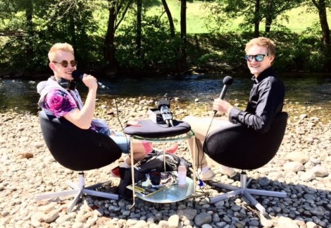 Jeg var på tirsdag på besøk hos Landevei, i deres utendørs-studio for innspilling av radiointervju, dette kommer i et innlegg senere i dag så følg med :) Foto: Henrik Alpers