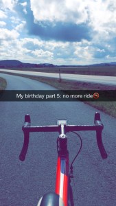 Så var mosjonsturen på 3 timer ferdig!