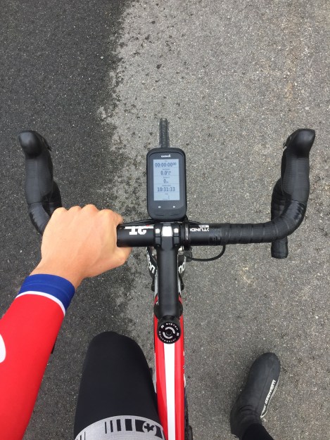 På planen denne dagen sto 155km hard kjør, altså god gammeldags dunking...Jeg er jo en rytter som trives i brudd så dette er god trening.