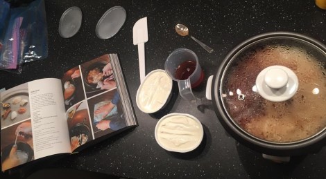 Så var det klart for lørdagens etappe, da var det på tide å fylle opp med nye riskaker! Lurer du på hvordan jeg lager disse kan du sjekke dette innlegget: Riskaker fra Team Sky