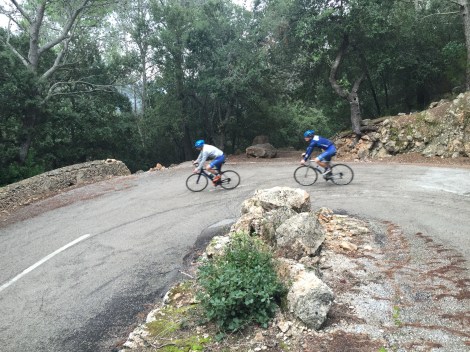 Dag 5 ble en tur i fjellene, her satset det utfor.