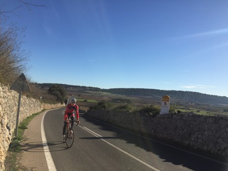 På mandag hadde jeg restitusjonsøkt, der syklet jeg i underkant av 2 timer før jeg fant med en flott cafe ved siden av min favoritt baker i byen Sineu