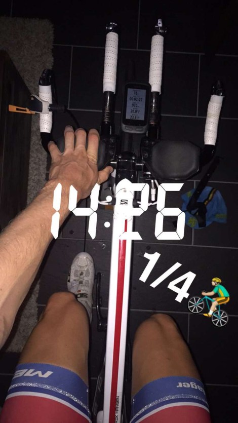 Alle sykkeløktene utføres på min kjære temposykkel.